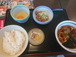 菅谷の納豆朝定食